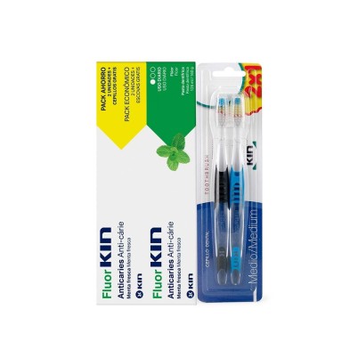 Duplo Fluorkin Pasta 125 ML + 2 Cepillos