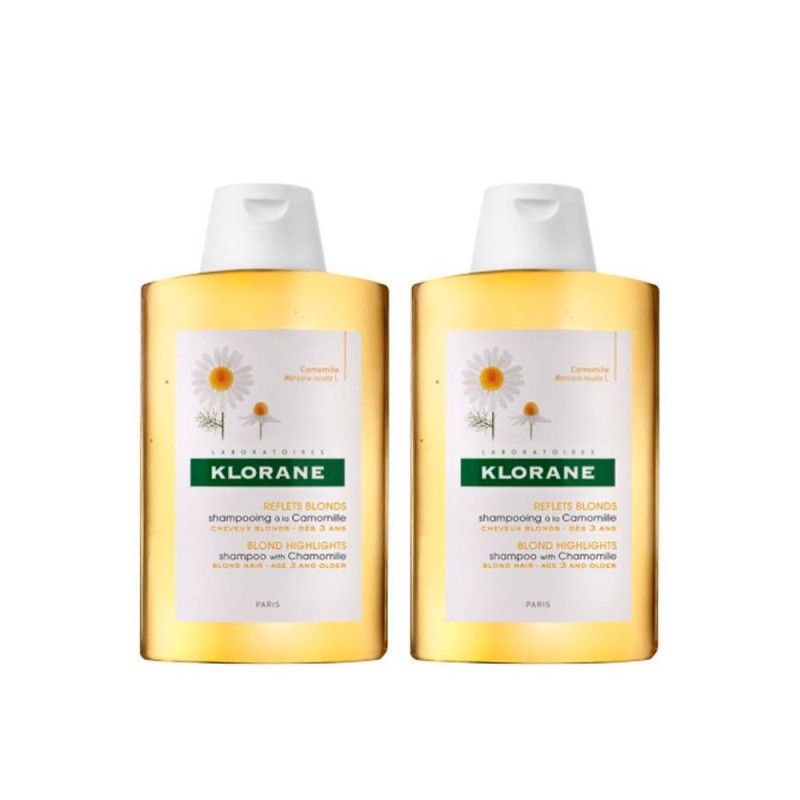Duplo Klorane Champú Camomila 2x400 ML