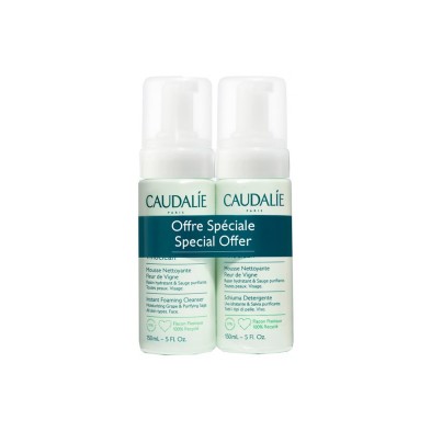 Duplo Caudalie Vinoclean Espuma Limpiadora 2x150 ML