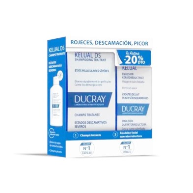 Pack Kelual DS Champú Tratante 100 ML + Emulsión Queratorreductora 50 ML