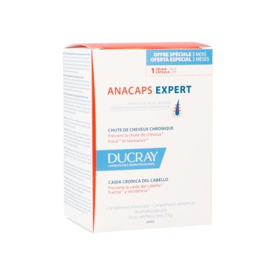 Ducray Anacaps Progressiv 3 X 30 Cápsulas