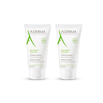 Duplo A-Derma Crema Manos y Uñas 2x50 ML