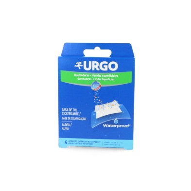 Urgo Quemaduras Waterproof 10X7 Cm 4 Apósitos