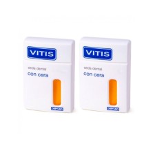 Duplo Vitis C Seda Dental Cera 2X50 M