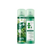 DUPLO KLORANE CHAMPÚ SECO ORTIGA 2X150 ML