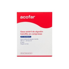 Acofar Gasa Estéril De Algodón Hidrófilo En compresas 50 U