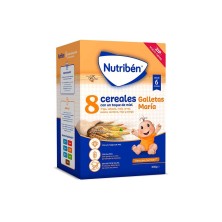 Nutriben 8 Cereales y Miel Galletas Maria 600 GR