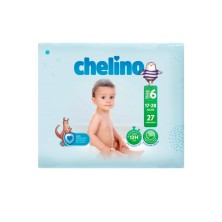 Chelino Infantil Pañal T6 17-28KG 27 Unidades