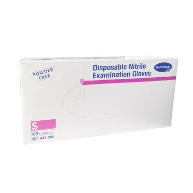 Hartmann Guantes de Nitrilo Desechables 100 Unidades Talla S