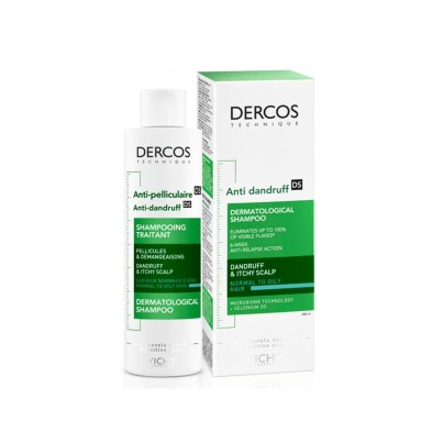 Vichy Dercos Champú Anticaspa Grasa 200 ML