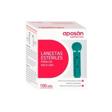 Aposan Lancetas 100 Unidades