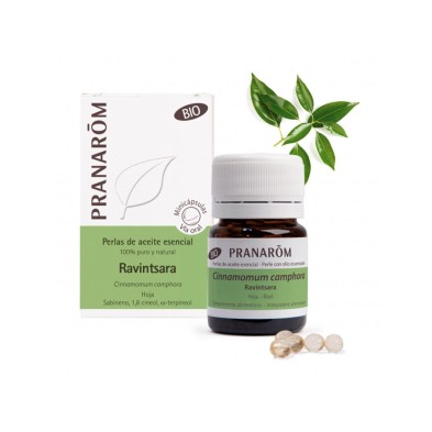 Pranarom Perlas Ravintsara 60 Minicápsulas