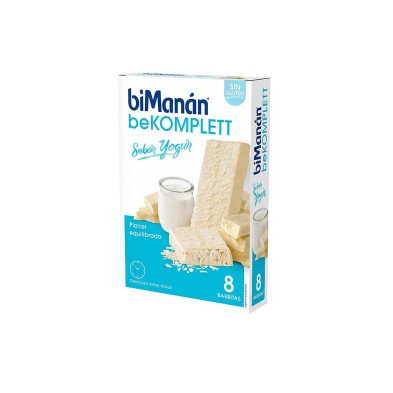 BIMANAN BEKOMPLETT SNACK 8 BARRITAS SABOR YOGUR