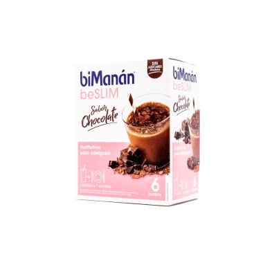 BIMANAN BESLIM SUSTITUTIVO BATIDO 6 SOBRES 50 G SABOR CHOCOLATE