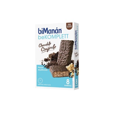 BIMANAN BEKOMPLETT SNACK 8 BARRITAS 35 G SABOR CHOCOLATE CRUJIENTE