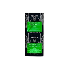 Apivita Mascarilla Aloe Hidratante Y Refrescante 2x8 ML