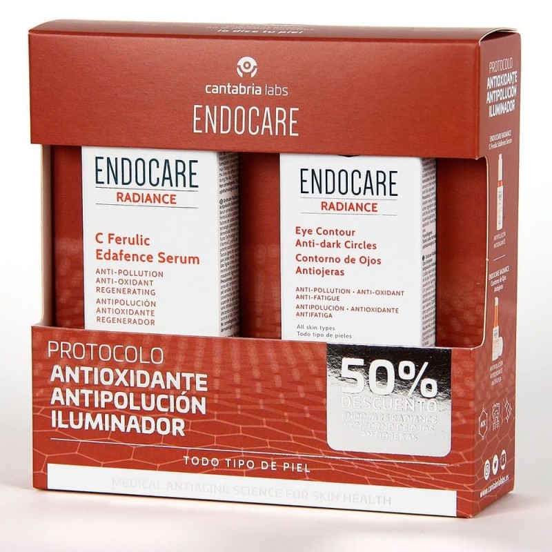 Pack Endocare Radiance C Feluric Edafence Serum 30 ML + Contorno de Ojos Antiojeras 15 ML