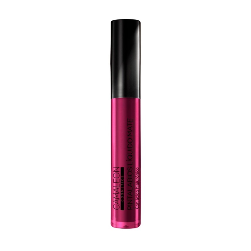 Camaleón Cosmetics Labial Líquido Mate Morado Ciruela con Aplicador LM04 8 ML
