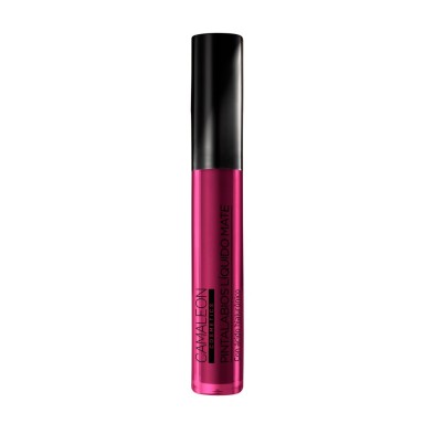 Camaleón Cosmetics Labial Líquido Mate Morado Ciruela con Aplicador LM04 8 ML
