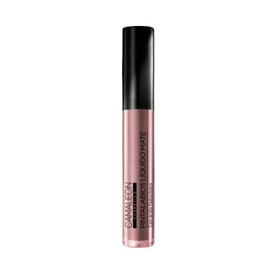 Camaleón Cosmetics Labial Líquido Mate Nude Beige con Aplicador LM06 8 ML