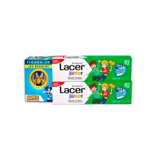 Duplo  Lacer Junior Gel Dental Menta 2x75 ML + Regalo