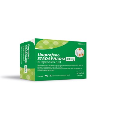 Ibuprofeno Stadapharm 400 Mg 20 Sobres Suspension Oral 10 ML