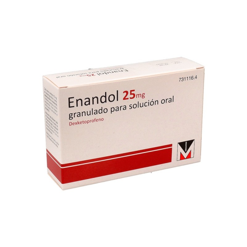 Enandol Granulado Para Solucion Oral 10 Sobres 25 MG