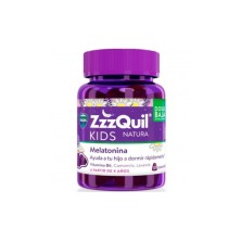 Zzzquil Natura Kids Sabor Frutos Del Bosque 30 Gummies