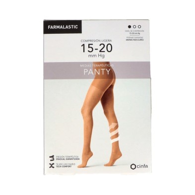 Farmalastic Panty Compresion Ligera Talla M Color Camel 1 Ud