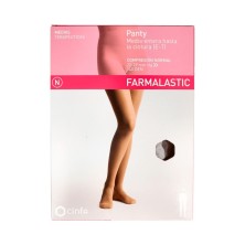 Farmalastic Panty  Compresión Normal  Talla Reina Plus Color Capuchino 1 Ud