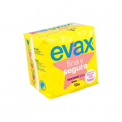 Evax Compresas Finas Normales Con Alas 12  Ud