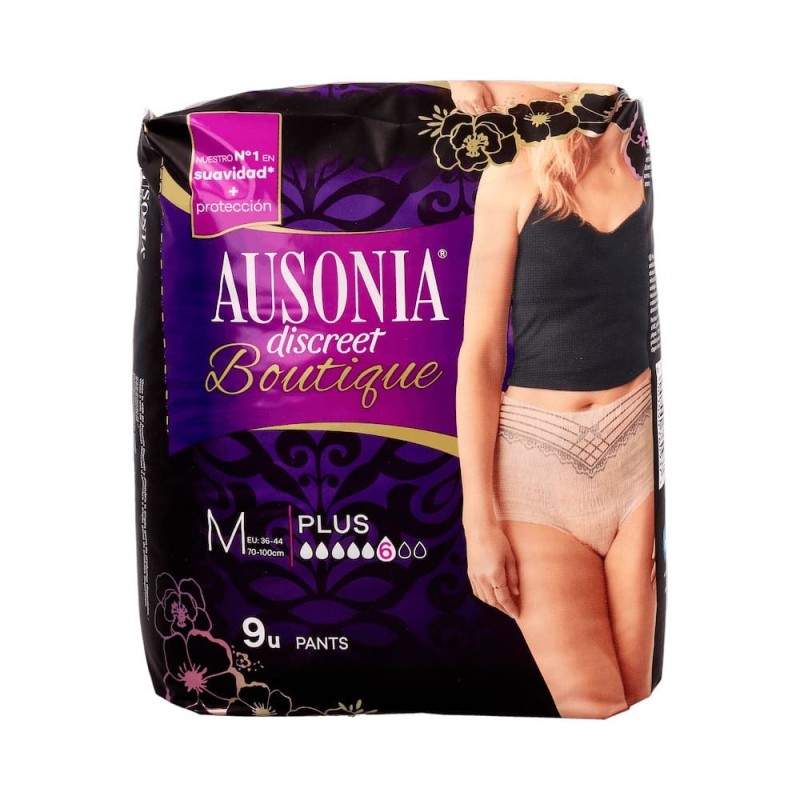 Ausonia Discreet Boutique Pants Absorbente Incontinencia Orina Ligera Talla M 8 ud