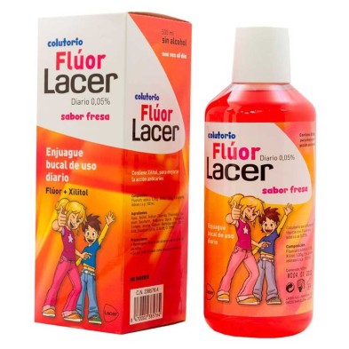 LACER COLUTORIO FLUOR DIA 0,05 FRESA 500 ML