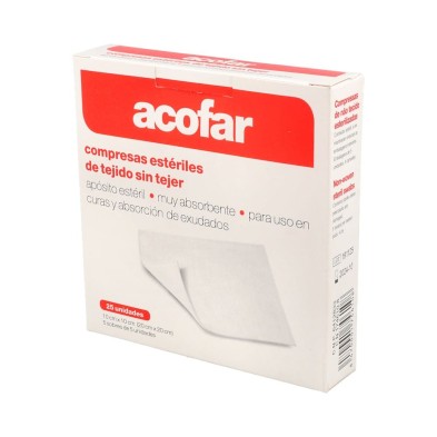 Acofar Aposito Esteril Tejido Sin Tejer 10 Cm X 10 Cm 25 Ud