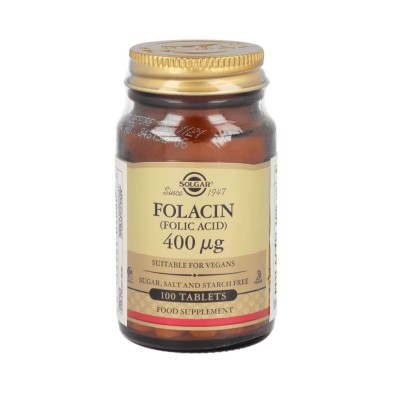 Solgar Folacin 400 Mcg 100 Comprimidos