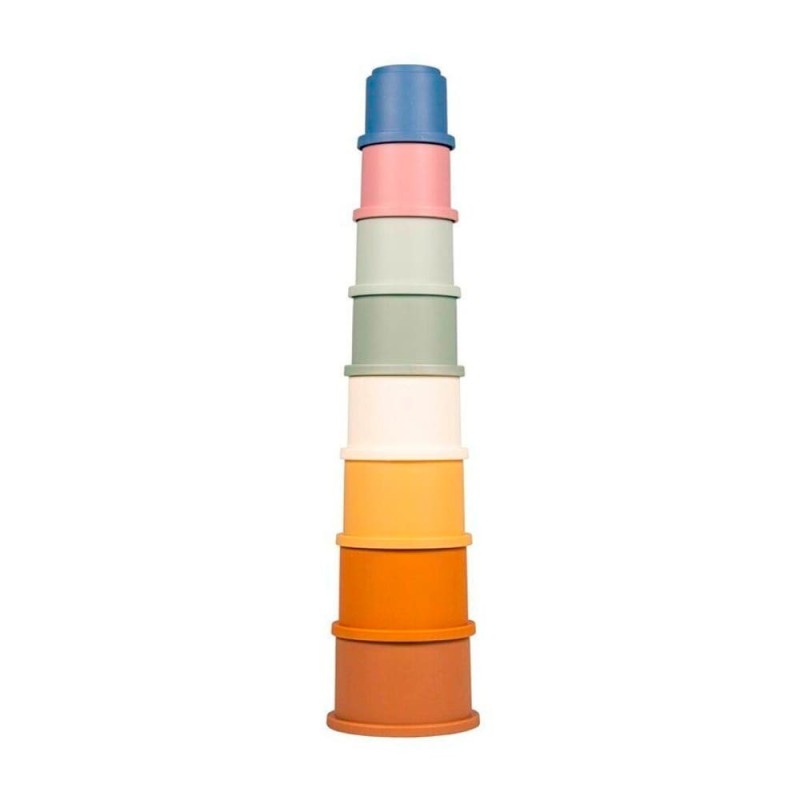 Mushie Cubos Apilables 0-3 Años 1 Ud 1 Ct