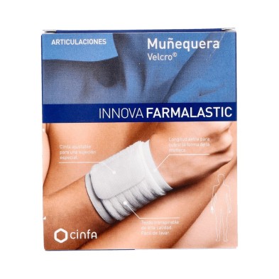 Farmalastic Innova muñequera velcro talla pequeña/mediana blanca 1 Ud