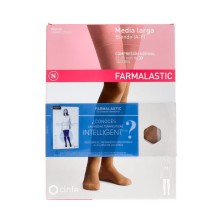 Farmalastic Media Larga Blonda (A-F) Compresión Normal Talla Pequeña Camel 1 Ud