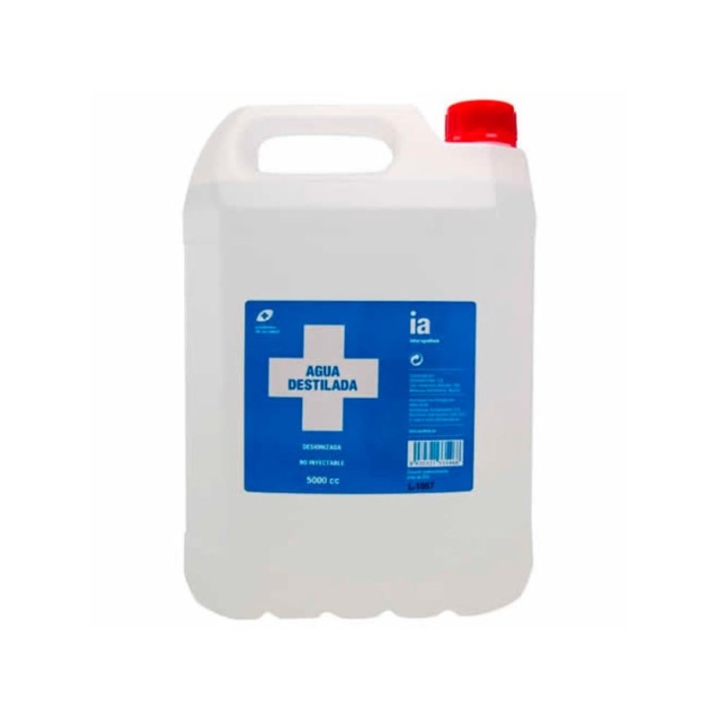 Interapothek Agua Destilada 5000 ML 1 Ud