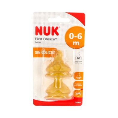 Nuk Tetina Fc Leche Latex 1 M 2 Ud