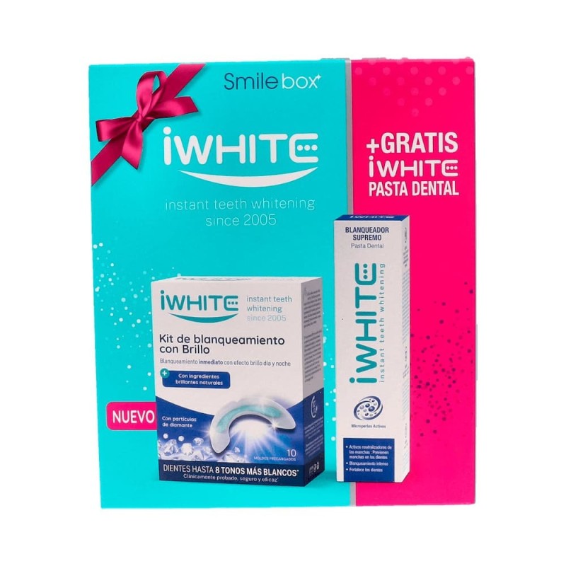 Pack iWhite Kit Blanqueamiento Con Brillo 10 Moldes + Pasta 75 ML
