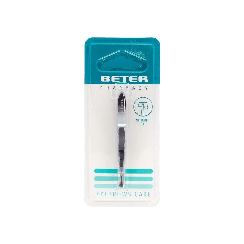 Beter pinza depilación cromada recta 7,2cm 1 Ud