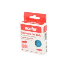 Acofar Tapones Oidos Cera Y Resina 6 Ud