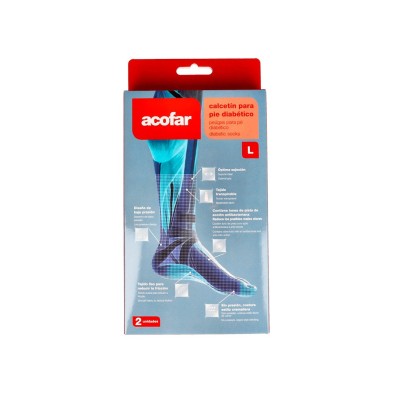 Acofar Calcetin Pie Diabetico Talla L 1 Ud