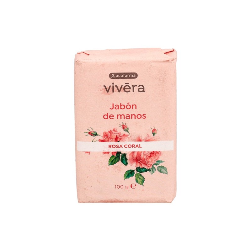 Acofarma Rosa/Coral Vivera Jabon Pastilla De Manos Aroma 100 Gr 1 Ct