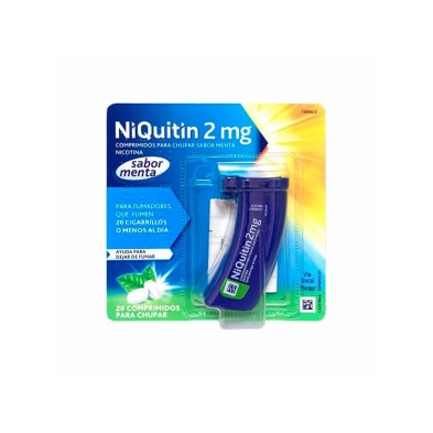 Niquitin 2 Mg Para Chupar (Sabor Menta) 20 Comprimidos