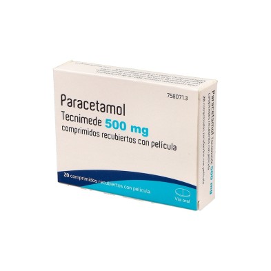 Paracetamol Tecnimede 500 Mg 20 Comprimidos
