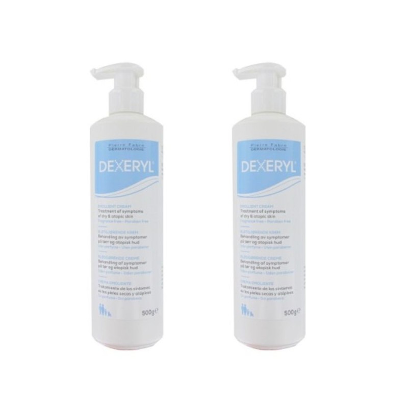 Duplo Ducray Dexeryl Crema Protec Cutanea 2x500 ML
