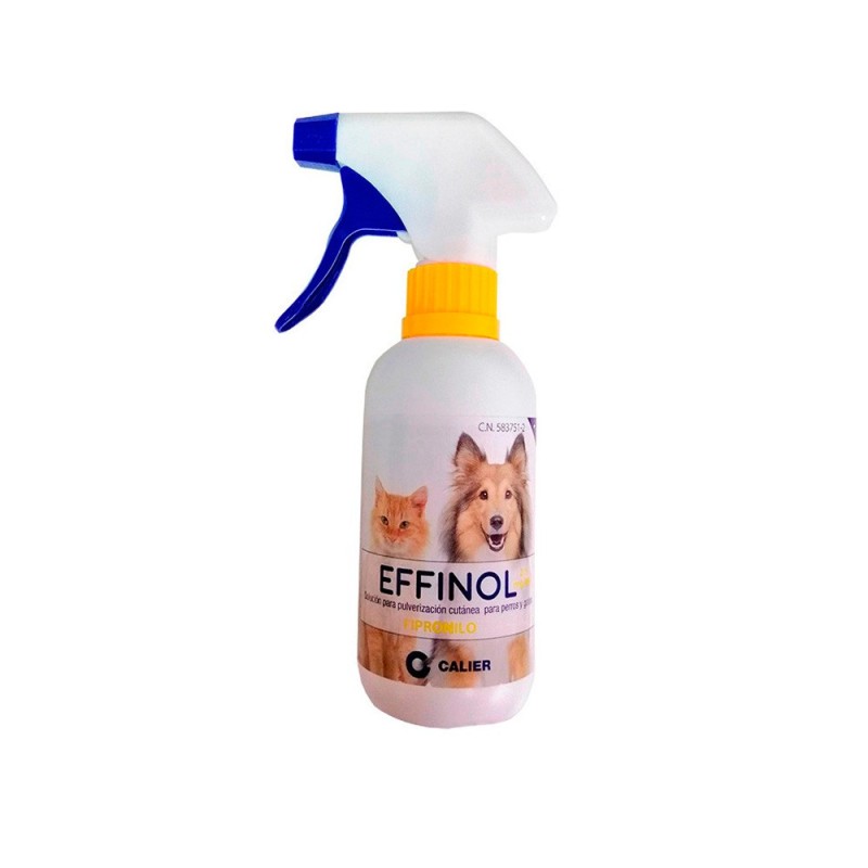 Effinol 2,5 Mg/Ml Solucion Para Pulverizacion Cutanea Para Perros Y Gatos 100 ML