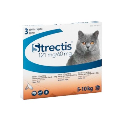 Fipnil 50/60 Mg Solucion Spot-On Para Gatos Y Hurones 6x0,5 ML